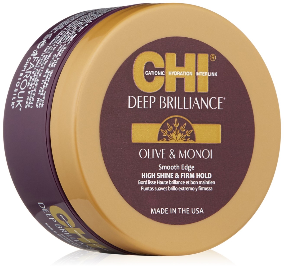Picture of CHI K0002413 1.9 oz Deep Brilliance Smooth Edge High Shine & Firm Hold Cream for Unisex - Pack of 2
