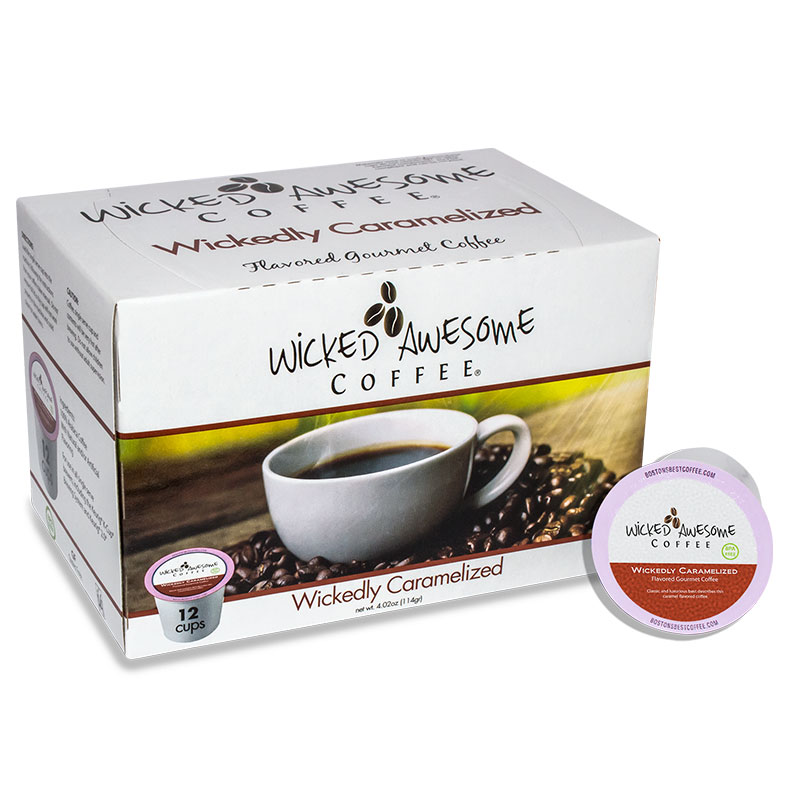 Picture of Bostons Best K0002455 Wickedly Caramelized 12 Cups Coffee - Pack of 2
