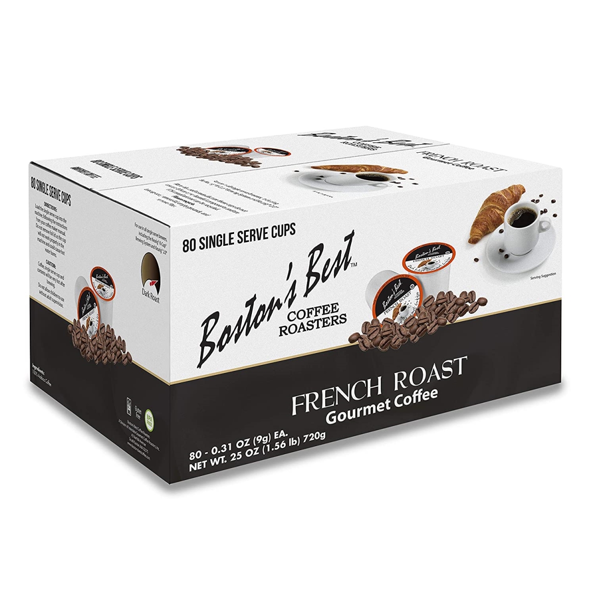 Picture of Bostons Best K0002474 French Roast Gourmet 12 Cups Coffee - Pack of 3