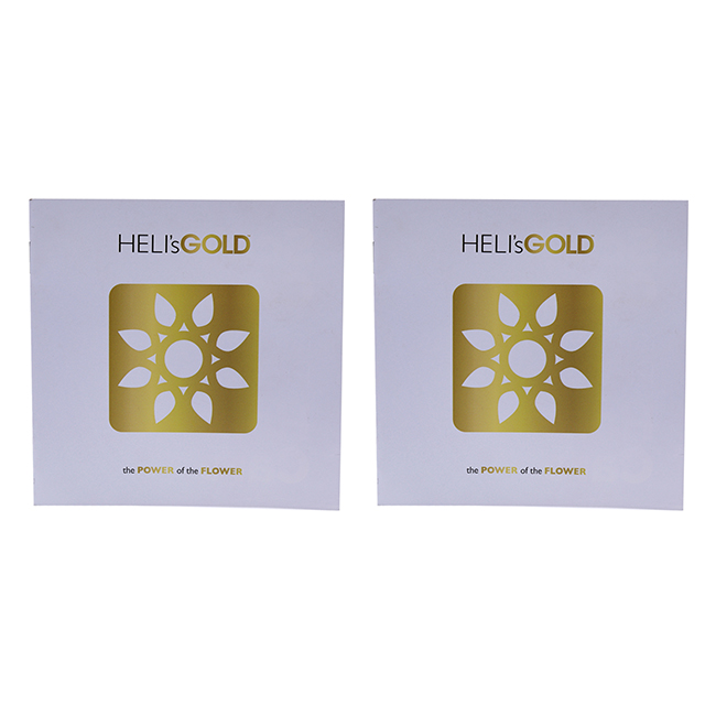 Picture of Helis Gold K0002783 The Power of The Flower Brochure for Unisex - Small - Pack of 2