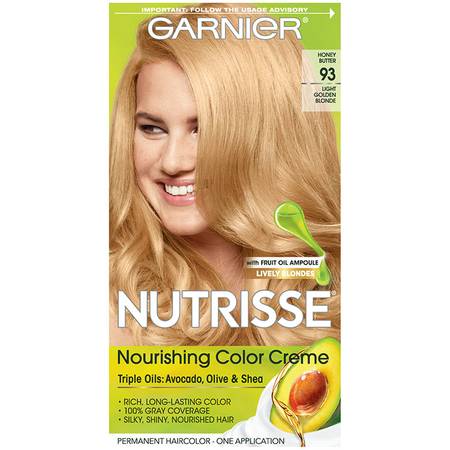 Picture of Garnier K0001461 Nutrisse Nourishing Creme - 1 Application Hair Color for Unisex&#44; 93 Light Golden Blonde - Pack of 6