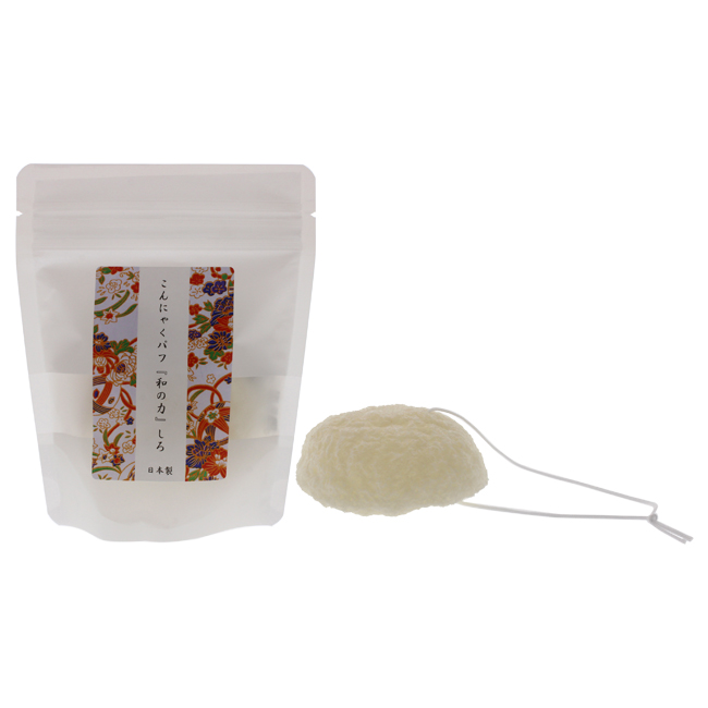 I0109890 Konjac Puff Sponge for Women, White