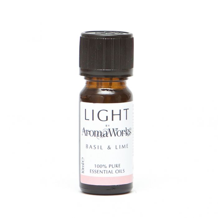 Picture of Aromaworks I0113591 0.33 oz Light Essential Oil with Basil & Lime for Unisex