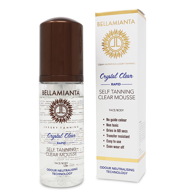 Picture of Bellamianta I0110301 5.07 oz Bronzer Rapid Self-Tanning Mousse - Crystal Clear for Women