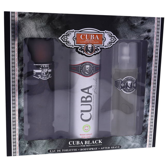 I0101717 Gift Set for Men, Black - 3 Piece
