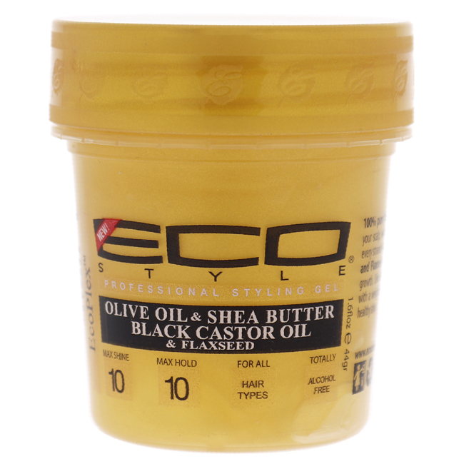 Picture of Ecoco I0107765 1.6 oz Eco Style Gel for Unisex&#44; Olive Oil - Shea Butter Black Castor Oil & Flaxseed