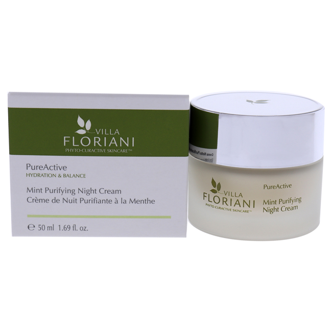 Picture of Villa Floriani I0108474 1.69 oz PureActive Purifying Night Cream for Unisex, Mint