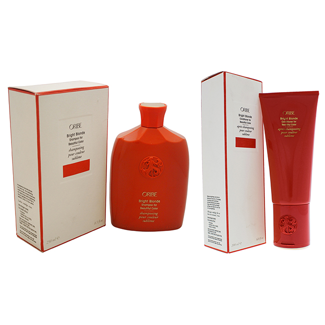 Picture of Oribe K0003242 2 Piece Unisex Bright Blonde Shampoo & Conditioner for Beautiful Color Kit