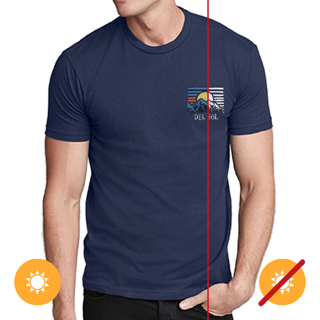 I0109349 Wanderlsut Crew T-Shirt for Men, Indigo - Medium