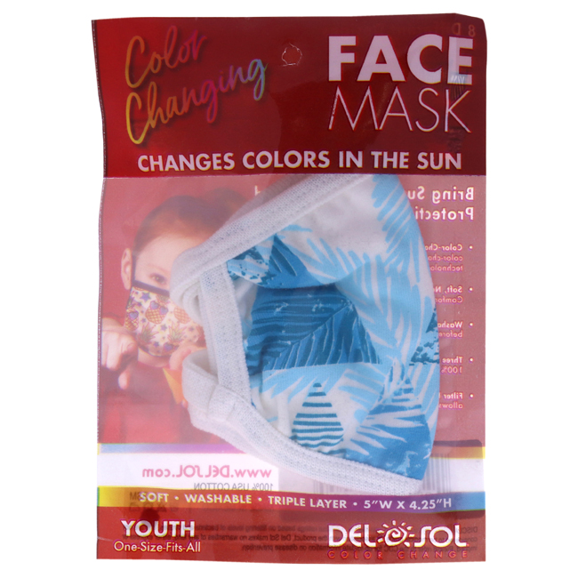 I0113279 Color-Changing Face Mask for Unisex Youth, 80s Triangle