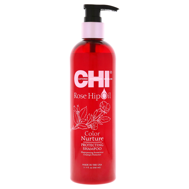 11.5 oz Rose Hip Oil Color Nurture Protecting Shampoo for Unisex
