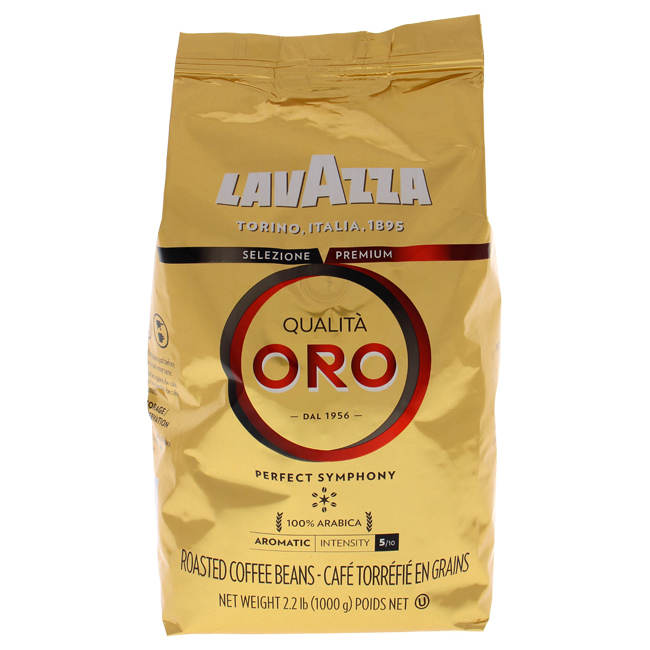 Picture of Lavazza LVS1943 35.2 oz Qualita Oro Coffee Roast Whole Bean Coffee by Lavazza Coffee for Unisex