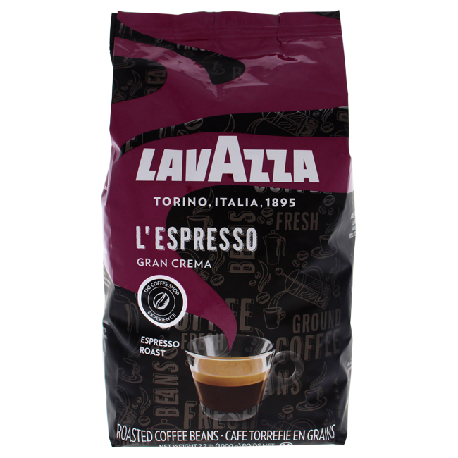 Picture of Lavazza LVS2499 35.2 oz LEspresso Gran Crema Roast Whole Bean Coffee by Lavazza Coffee for Unisex