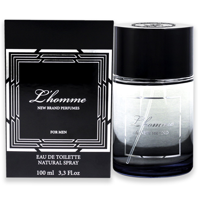 Picture of New Brand I0120866 3.3 oz L Homme Eau de Toilette Spray by New Brand for Men