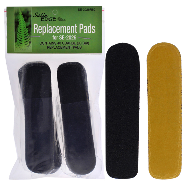 Picture of Satin Edge I0110540 Replacement Pads - SE-2026 80-Grit Strips by Satin Edge for Unisex - 40 Piece