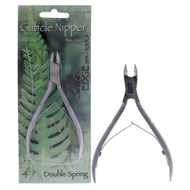 Picture of Satin Edge I0110577 4 in. Cuticle Nipper Double Spring - Half Jaw by Satin Edge for Unisex