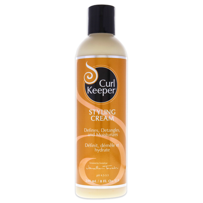 Picture of Curl Keeper I0116242 8 oz Styling Cream Defines Detangler & Moisturizer Cream by Curl Keeper for Unisex