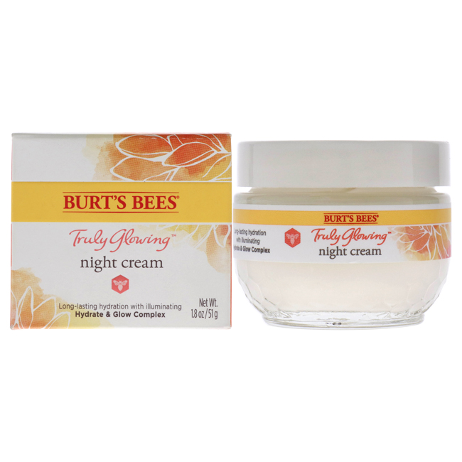 Picture of Burts Bees I0115908 1.8 oz Truly Glowing Night Cream by Burts Bees for Unisex