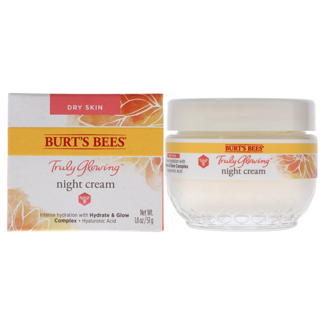 Picture of Burts Bees I0115906 1.8 oz Truly Glowing Night Cream - Dry Skin by Burts Bees for Unisex