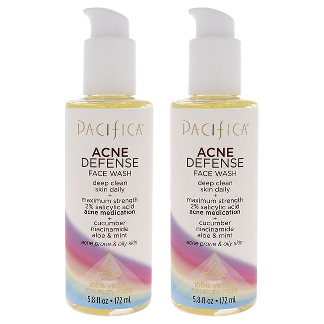 K0003352 5.8 oz Acne Defense Face Wash Cleanser by  for Unisex - Pack of 2 -  Pacifica