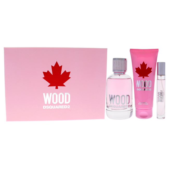 Picture of Dsquared2 I0115934 Wood Pour Femme Gift Set by Dsquared2 for Women - 3 Piece