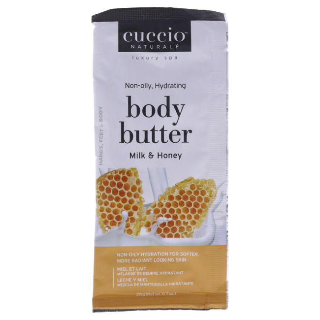 Picture of Cuccio I0114290 0.7 oz Luxury Spa Non-Oily Hydrating Body Butter - Milk & Honey by Cuccio for Unisex