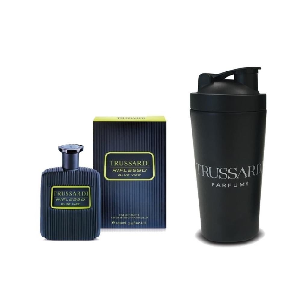 Picture of Trussardi I0103282 3.4 oz Riflesso Blue Vibe Variety of Gift Set for Men - 2 Piece
