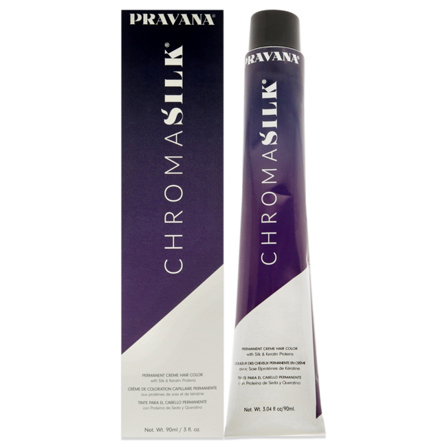 Picture of Pravana I0112126 3 oz ChromaSilk Creme Hair Color for Unisex, 6.37 Dark Golden Violet Blonde