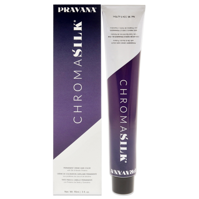 Picture of Pravana I0112116 3 oz ChromaSilk Creme Hair Color for Unisex, 6NTL Dark Neutral Lowlight