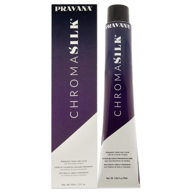Picture of Pravana I0112118 3 oz ChromaSilk Creme Hair Color for Unisex, 8Ntl Light Neutral Lowlight