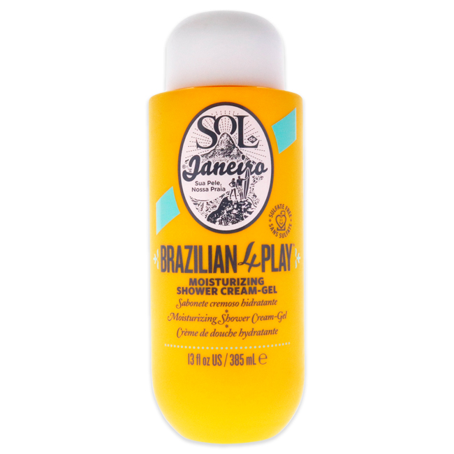 I0101732 13 oz Brazilian 4 Play Moisturizing Shower Cream Gel for Unisex