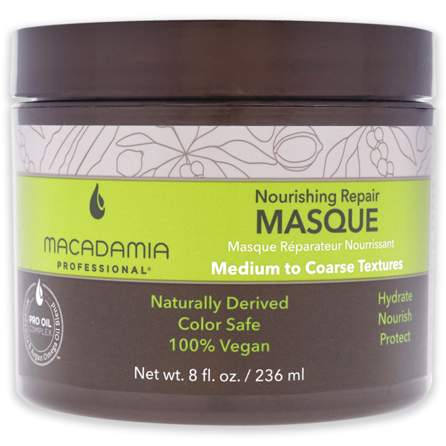 U-HC-10679 8 oz Nourishing Repair Masque for Unisex -  Macadamia Oil