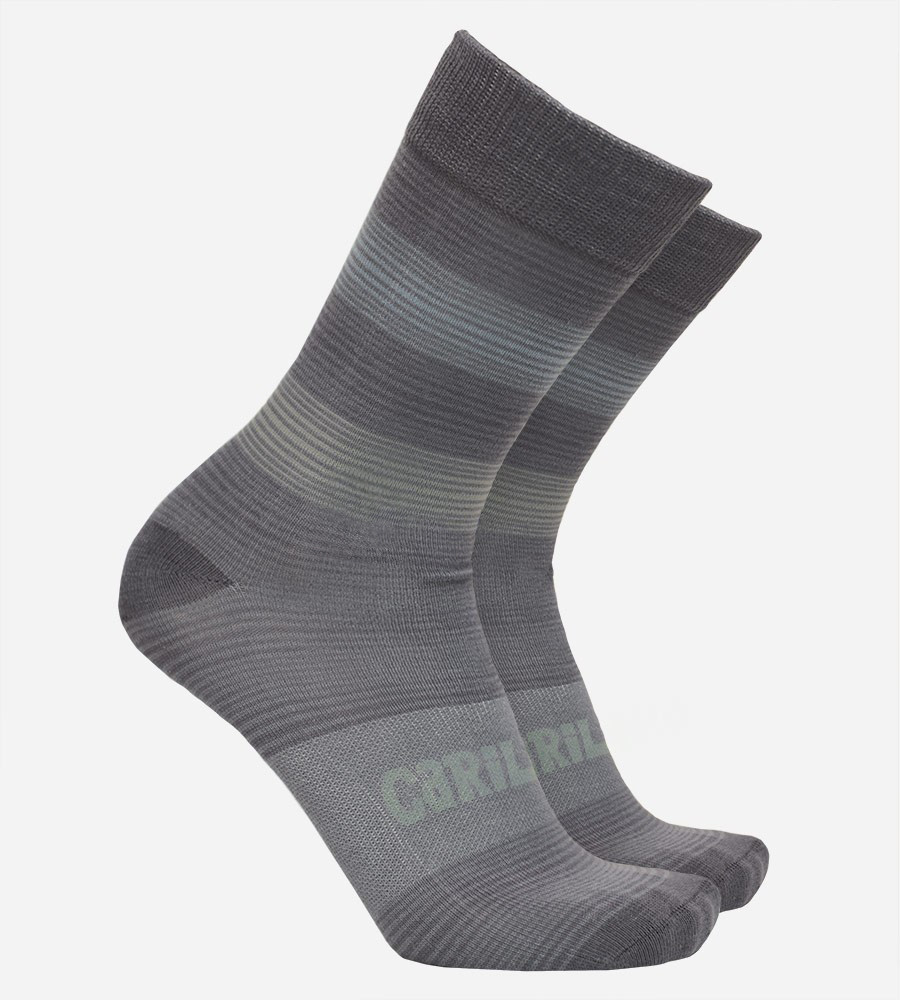 I0116852 Bamboo Trouser Socks for Mens, Stripes Blue - Small & Medium -  Cariloha