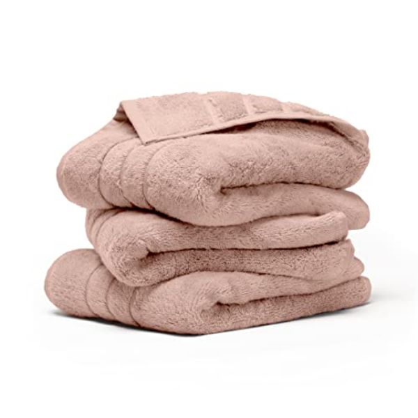 I0117052 Bamboo Hand Towel Set for Unisex, Blush - 3 Piece