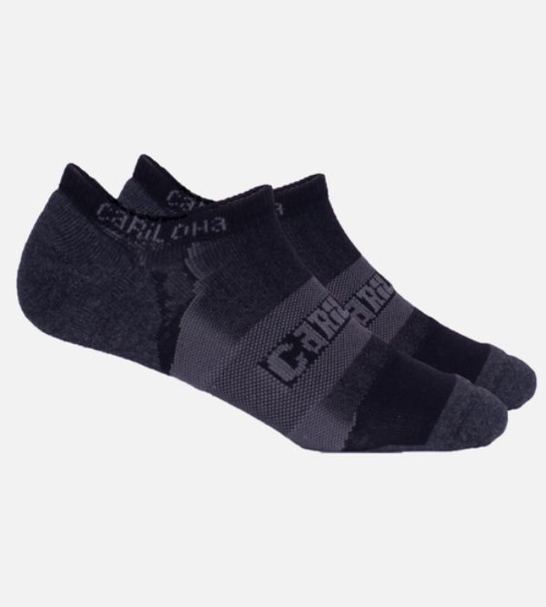 I0116839 Bamboo Athletic Sock for Men, Carbon Heather - Large & Extra Large 1 - Set of 2 -  Cariloha