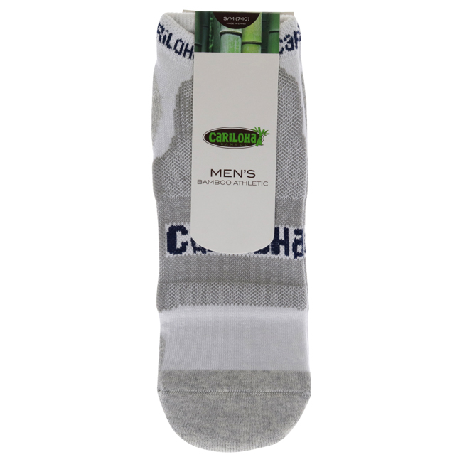 I0116840 Bamboo Athletic Socks for Men, Heather Gray - Small & Medium -  Cariloha