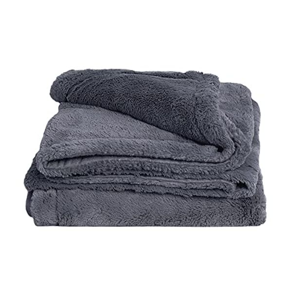 Picture of Cariloha I0116968 Plush Bamboo Throw Blanket for Unisex&#44; Blue Lagoon
