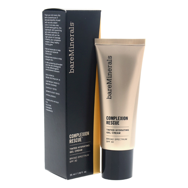 Picture of bareMinerals W-C-10626 Complexion Rescue Tinted Hydrating Gel Cream SPF 30 Foundation, 03 Buttercream - 1.18 oz