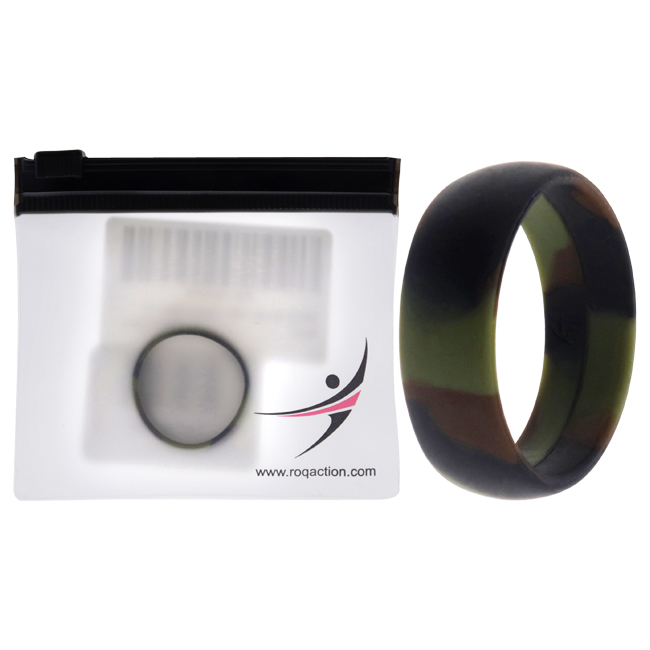 I0117571 Men Silicone Wedding Ring, Camo - 13 mm Ring