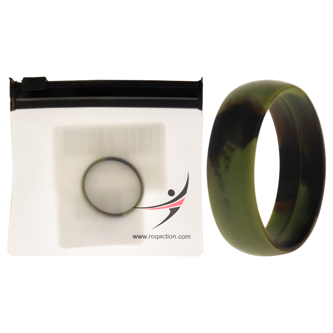 I0117572 Men Silicone Wedding Ring, Camo - 14 mm Ring