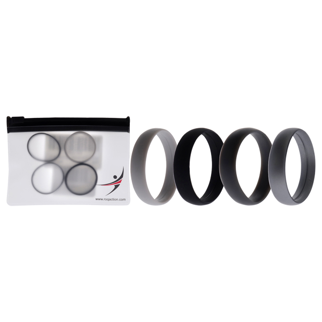 I0117546 Men Silicone Wedding 6 mm Smooth Ring - 15 mm Ring