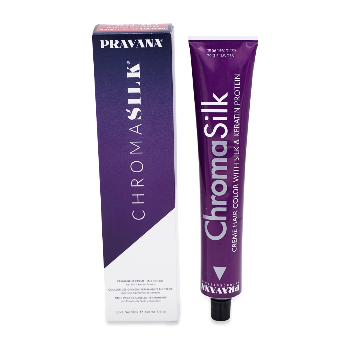 Picture of Pravana I0112123 3 oz ChromaSilk Creme Hair Color for Unisex&#44; 7.52 Mahogany&#44; Beige & Blonde