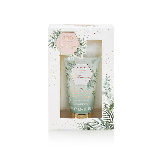 I0115822 1.7 oz Women Spa Botanique Fluffy Sock Foot Lotion Set - 2 Piece