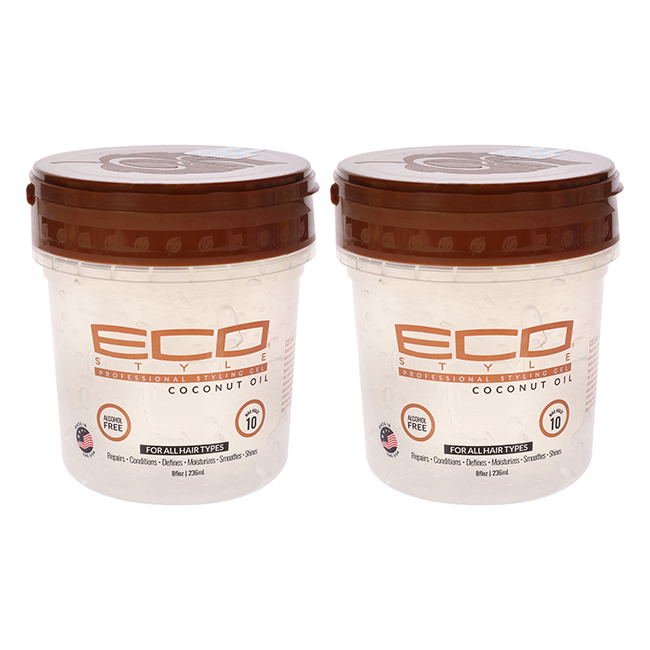 Picture of Ecoco K0002893 8 oz Unisex Coconut Oil Eco Style Gel - Pack of 2