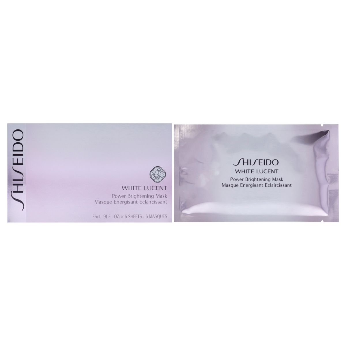 U-SC-3552 6 x 0.91 oz White Lucent Power Brightening Mask for Unisex -  Shiseido