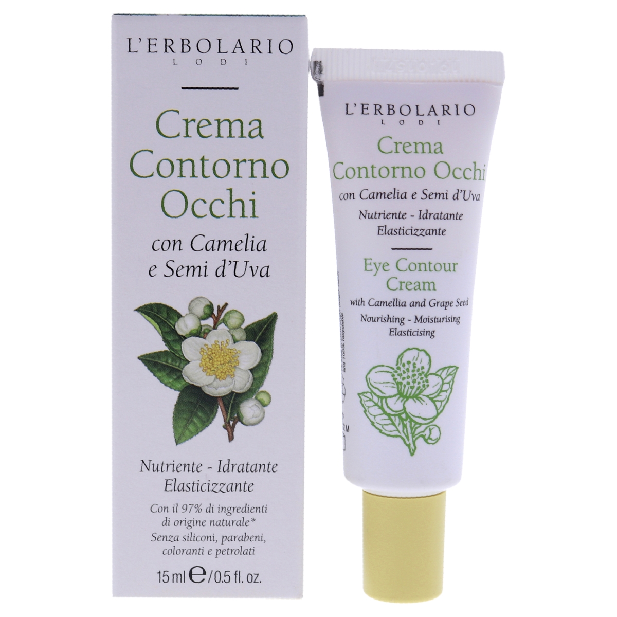 I0100121 0.5 oz Eye Contour Cream with Camelia & Grape Seed for Unisex