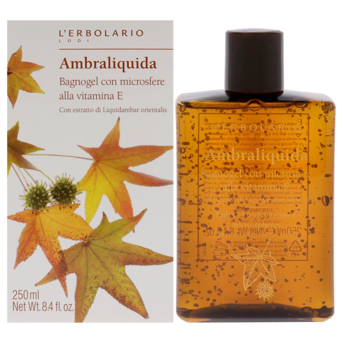 I0096302 8.4 oz Bath Gel with Vitamin E Micro-Spheres, Ambraliquida for Unisex