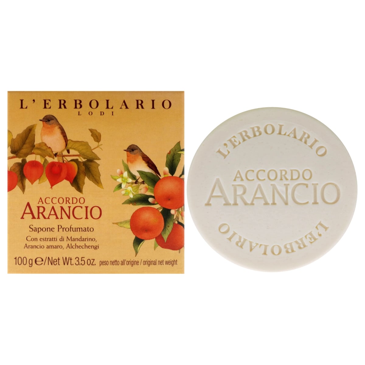I0096314 3.5 oz Accordo Arancio Perfumed Soap for Unisex