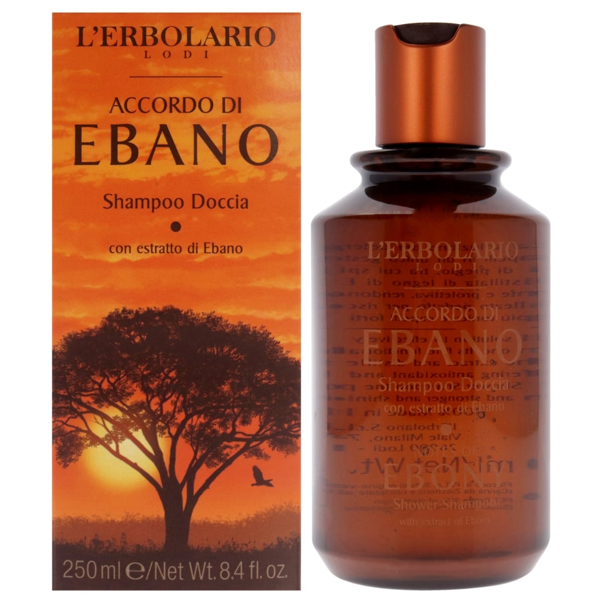 I0100136 8.4 oz Notes of Ebony Shower Shampoo for Unisex