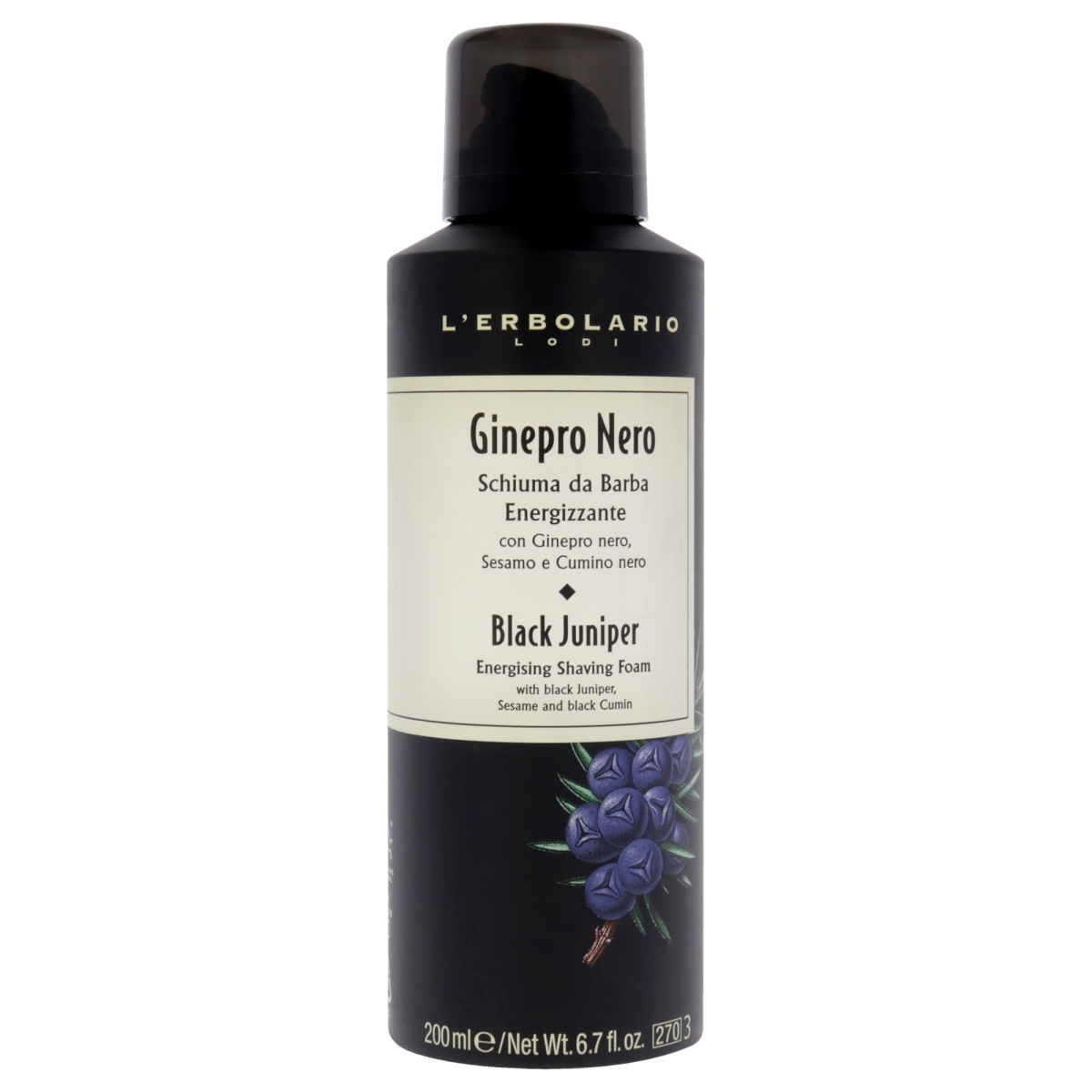 I0096643 6.7 oz Black Juniper Energizing Shaving Foam for Men